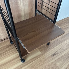 キッチンラック  収納　キッチンボード 隙間収納ラック 省スペース おしゃれ 北欧 キッチン収納ラック 炊飯器ラック 台所の画像