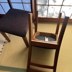 二つ　椅子、チェアー　の画像