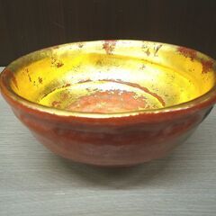 茶道 茶道具 茶碗 和楽 嶋台茶碗 和楽造り 金銀一双　中古 共箱付き 苫小牧西店の画像