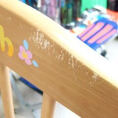 くまのプーさん KATOJI ベビーベッド 内寸60×90cm ナチュラル 木製 キャスター付き 新生児 赤ちゃん ベビー用品☆ 札幌市北区屯田の画像