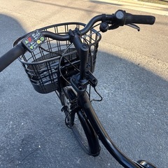 YAMAHA電動アシスト自転車 シティタイプ ブラックの画像