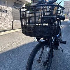 YAMAHA電動アシスト自転車 シティタイプ ブラックの画像