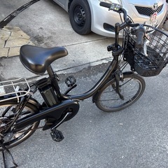 YAMAHA電動アシスト自転車 シティタイプ ブラックの画像