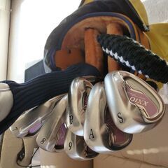 ゴルフクラブセット、女性用、キャディバッグ付の画像