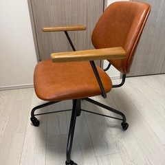 アボック デスクチェア・キャメル色の画像