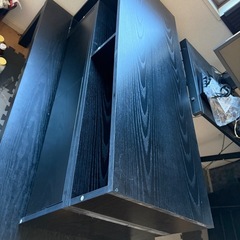 収納付きテレビ台＋机の画像