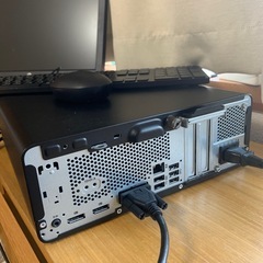 パソコン画面、PC、キーボード、マウスセットの画像