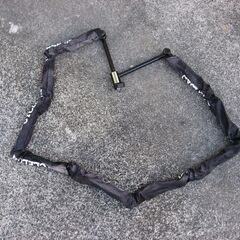 盗難防止 強力サイクルロック 折りたたみ式 バイク 自転車 車の画像