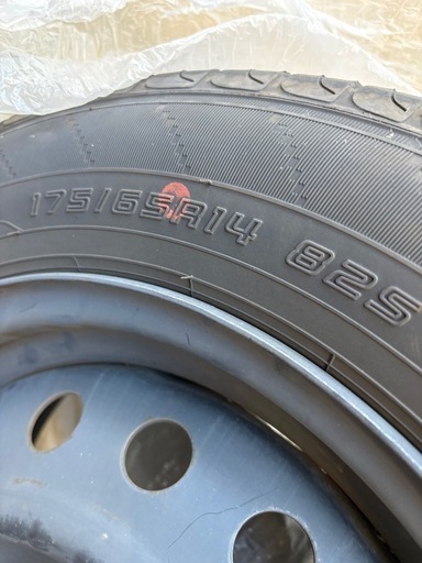 タイヤホイール4本セット 175/65R14 2021年製(?)  サクシード