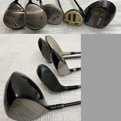 ij7154A ゴルフクラブ33本 まとめ売り ドライバー アイアン SRIXONスタンドクラブケース Callaway XXIO MIZUNO Cetus ENA Fitway Christyの画像
