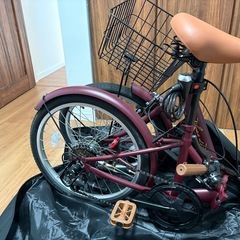 美品☆折りたたみ自転車☆の画像