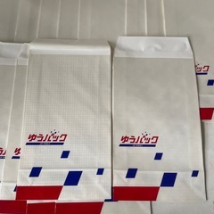 ゆうパック 袋 小 16枚 アスパラ 60サイズ 箱 2個 現金書留封筒 12枚 計30点 未使用自宅保管品  の画像