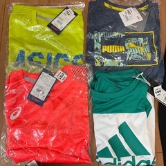 PUMA、adidas、アシックス、アンブロウェアの画像