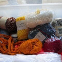 毛糸大量！の画像