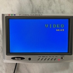ポータブルTV☆7インチモニターの画像
