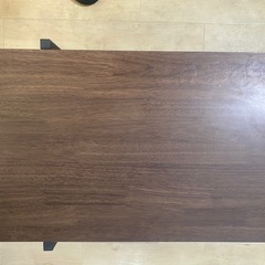 テレビテーブル(ウォルナットカラー) 0円でお譲りいたします。の画像