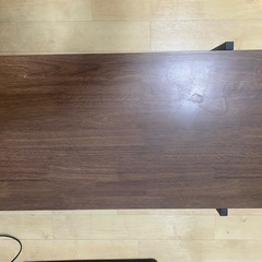 テレビテーブル(ウォルナットカラー) 0円でお譲りいたします。の画像