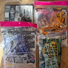 ガンプラ説明書、余剰パーツの画像