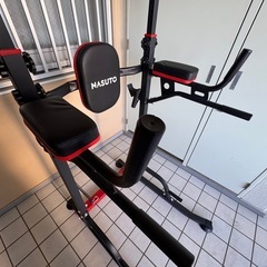 家族全員に最適な多機能フィットネスマシン、最大耐荷重180kg、高さ調整可能。アームレストクッション、バッククッション付き、ホームユース向け, 背中の強化,ホームジム機器,コンパクトデザイン,多機能トレーナー,懸垂バー,バーベルクランプ,初心者から上級者まで,筋力トレーナーの画像