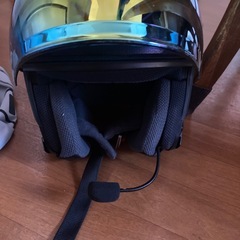 【SHOEI】ジェットヘルメット【インカム、マイク、ラジオ付き】の画像