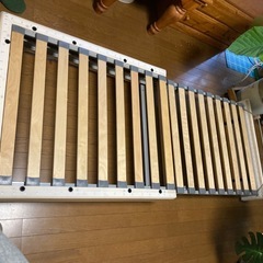 イケア　IKEA　簡易ベット　シングルベット　オットマン　伸びたり縮んだりの画像