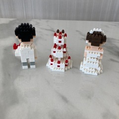 ウェディングナノパズル　完成品セットの画像