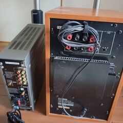 簡易2.1chサラウンドホームシアターにどうぞ(BOSEスピーカーとアンプのセット)の画像