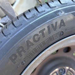 155/65R14 三菱自動車のタイヤ　ホイールセットの画像