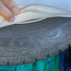 195/65R15のスタッドレスタイヤとアルミHの4本セットの画像