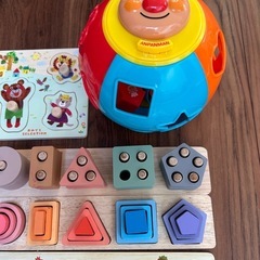 知育玩具　パズル　まとめ売りの画像