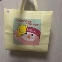 日清食品 チキンラーメン × 東武ストア ひよこちゃん トートバッグ・キーホルダーの画像