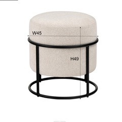 ラウンド　スツールの画像