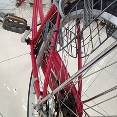 ★リユースのサカイ日立店★HJ8831  自転車 不明 レッド クリーニング済み の画像