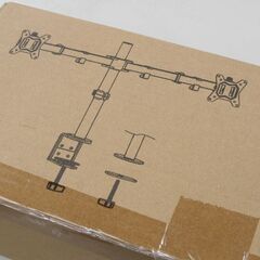 未使用 ErGear モニターアーム EGCM1 デュアルモニター 13～32型 耐荷重8kg  2画面 VESA規格 テーブルトップマウント 75×75mm 100×100mm 多角度調節 配線収納 札幌市 清田区 平岡の画像
