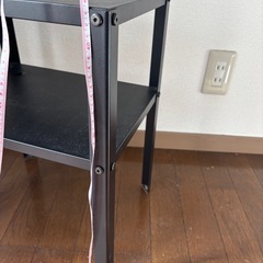 軽鉄ミニテーブル　ブラックの画像