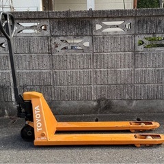 TOYOTA L&Fトヨタ パレットトラック BT-HP23 ハンドリフト荷役 台車　リフト 2300kg 2.3t ジャンク品の画像
