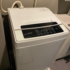 【美品】アイリスオーヤマ洗濯機/付属品完備の画像