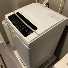 【美品】アイリスオーヤマ洗濯機/付属品完備の画像