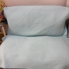 1人掛け折りたたみソファーの画像