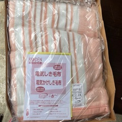 NO：5287  電気洗えるかけしき毛布‼️未使用超お買い得品❣️の画像