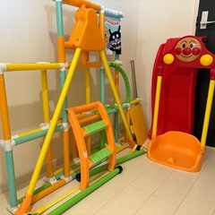 【取引進行中】アガツマ(AGATSUMA) アンパンマン うちの子天才 カンタン折りたたみブランコパークDX の画像