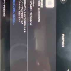 iPadPro11インチ M5 256GB WiFiモデル 中古の画像