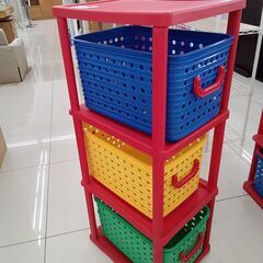 ★リユースのサカイ日立店★HJ8839  収納ボックス レッド H98×D44×W30.5 クリーニング済み の画像
