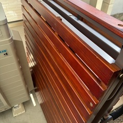 すのこ形折り畳みベット（シングル）
の画像