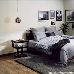 ペンダントライト 照明　VERRE 1T (グレー）ニトリ　球形の画像