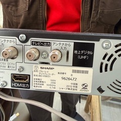 SHARP🌟液晶テレビ🌟テレビボード🌟ブルーレイディスクレコーダー🌟の画像