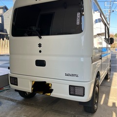 リフトアップ　DA17V  エブリィ　切り替え4WD  7万キロ台　5AGS セカンド発進　安心のダウンブラケット付車　車検令和8年9月の画像