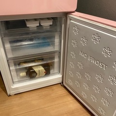 【美品】ハイアール2ドア冷蔵庫/ピンクの画像
