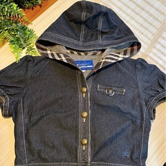 Burberry 半袖38サイズ　デニムジャケットの画像