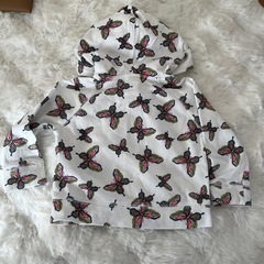 babyGAP フード付きパーカー　ジップ付き　サイズの画像